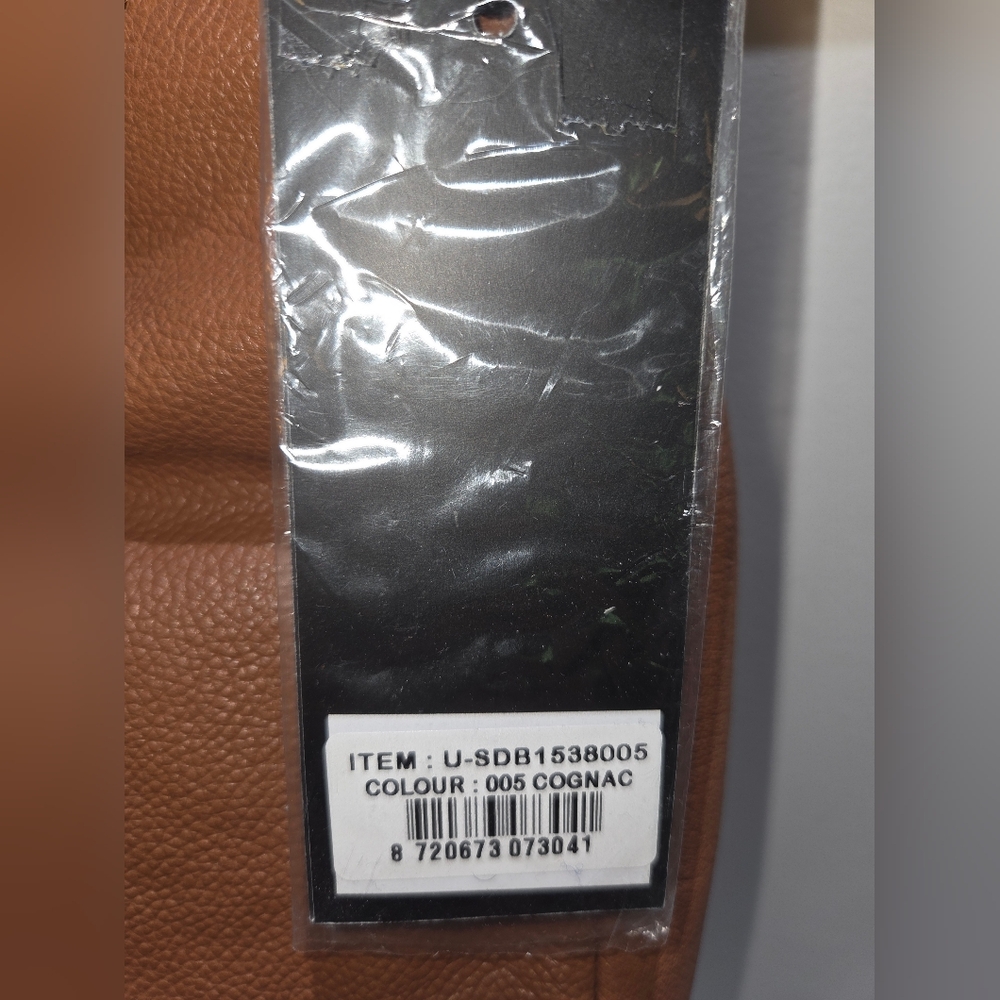 Genicci NWT Cognac Genuine Leather Shoulder Bag - Picture 3 of 9